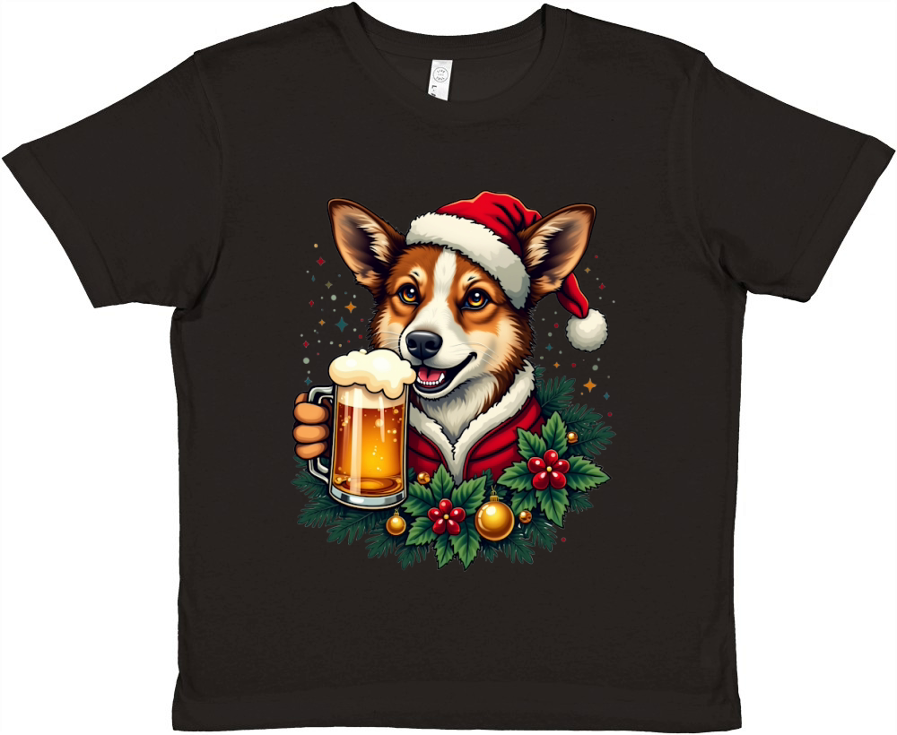 Animal Beer Christmas Sublimation Bundle 14 Premium Kids Crewneck T-shirt