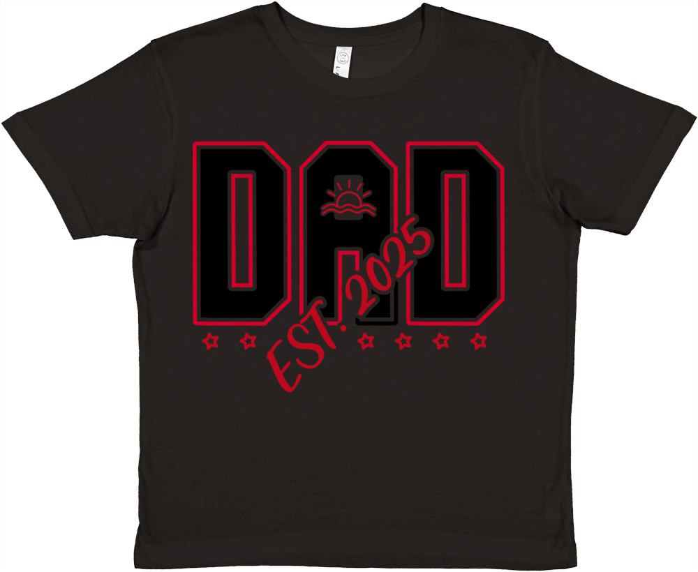 Dad Est 2025 4 Premium Kids Crewneck T-shirt