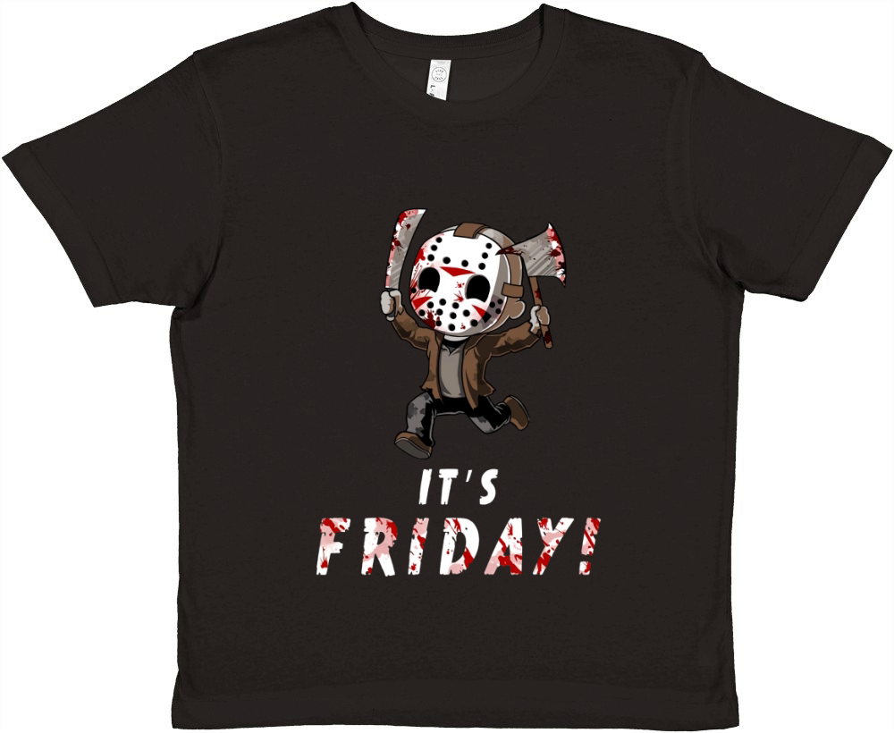 Jason Voorhees its friday Halloween Premium Kids Crewneck T-shirt