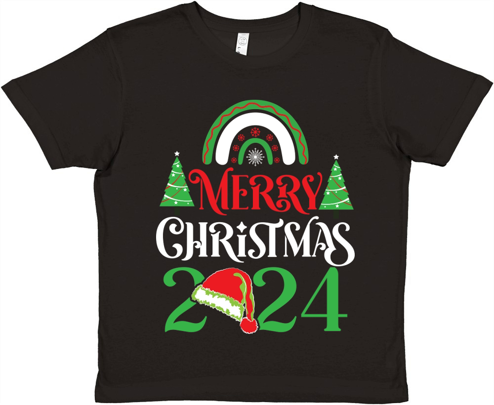 Merry Christmas 2024 59 Premium Kids Crewneck T-shirt