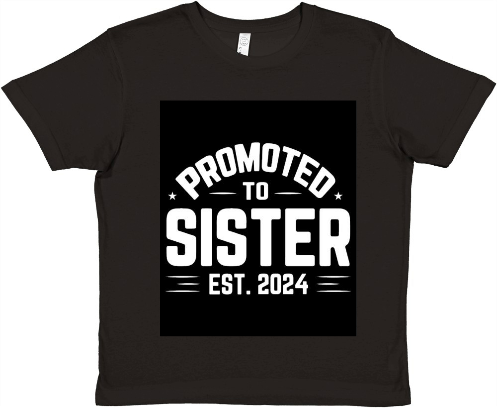 Promoted to sistert Premium Kids Crewneck T-shirt