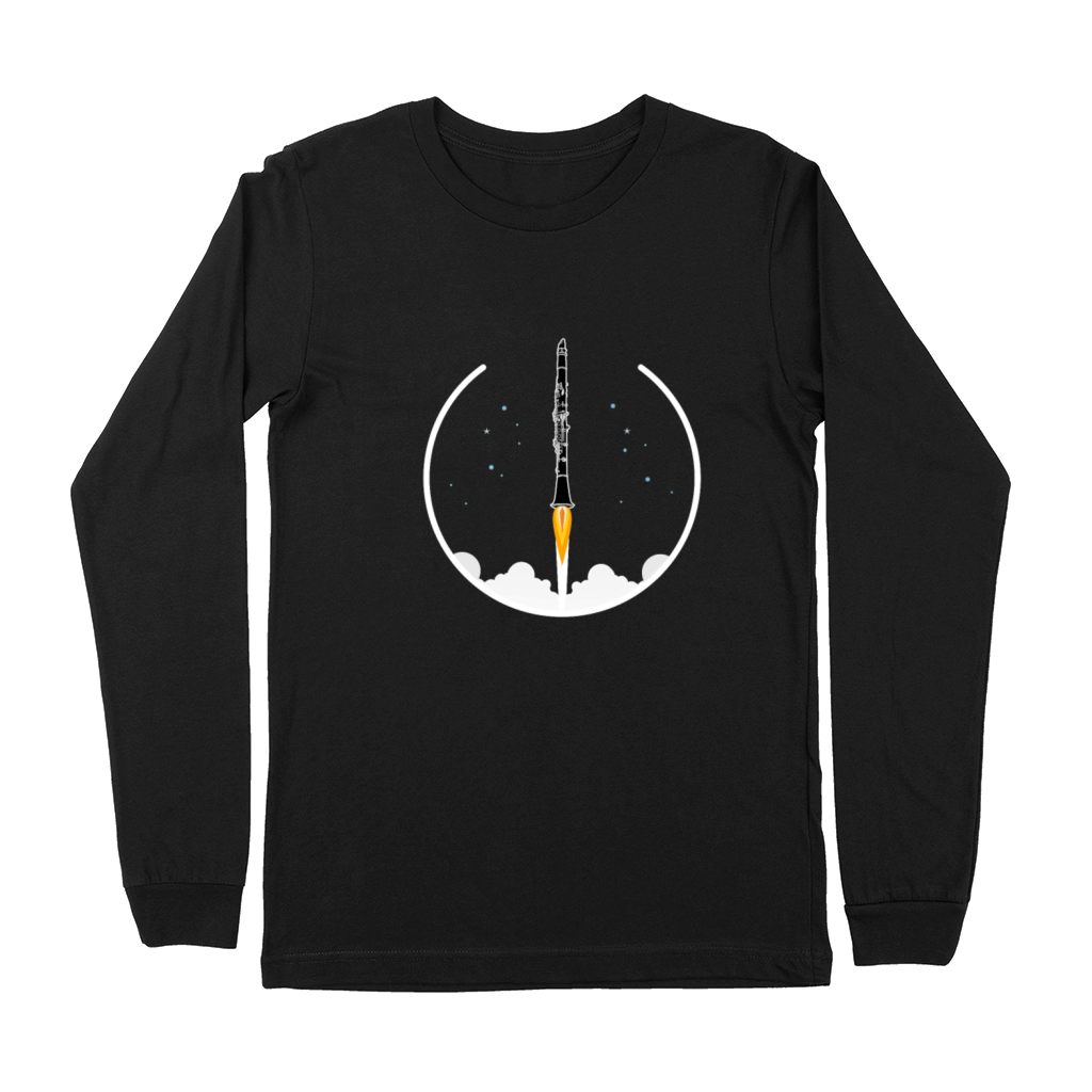 Clarinet Rocket - funny clarinet gift idea Premium Long Sleeve