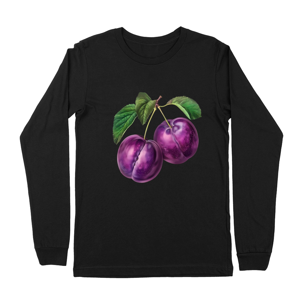 Plums Natures Perfect Snack Vintage Premium Long Sleeve