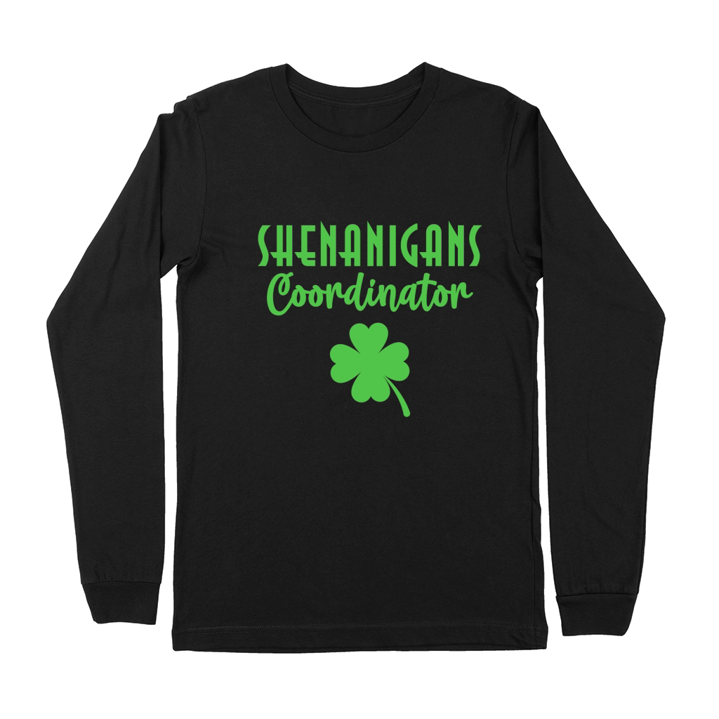Shenanigans Coordinator Funny Teacher St Patricks Day Premium Long Sleeve