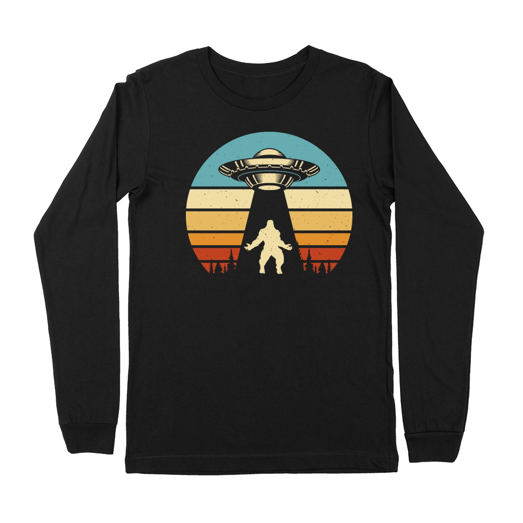 Vintage UFO Alien  Bigfoot 2 Premium Long Sleeve