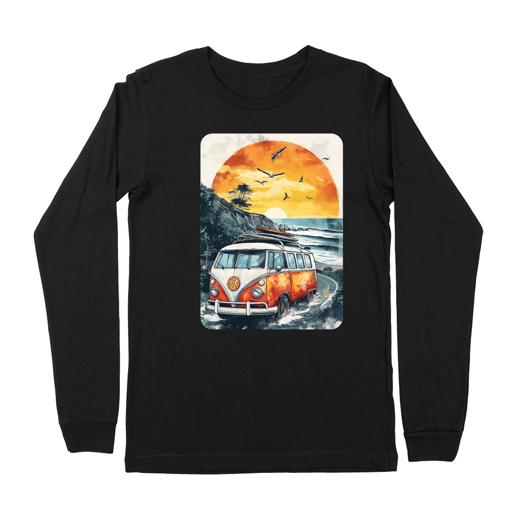 Vintage Van Summer Road Trip Premium Long Sleeve