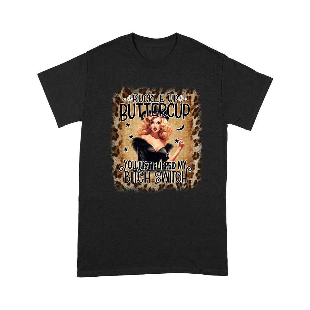 Buttercup Vintage Witch Leopard Premium T-shirt
