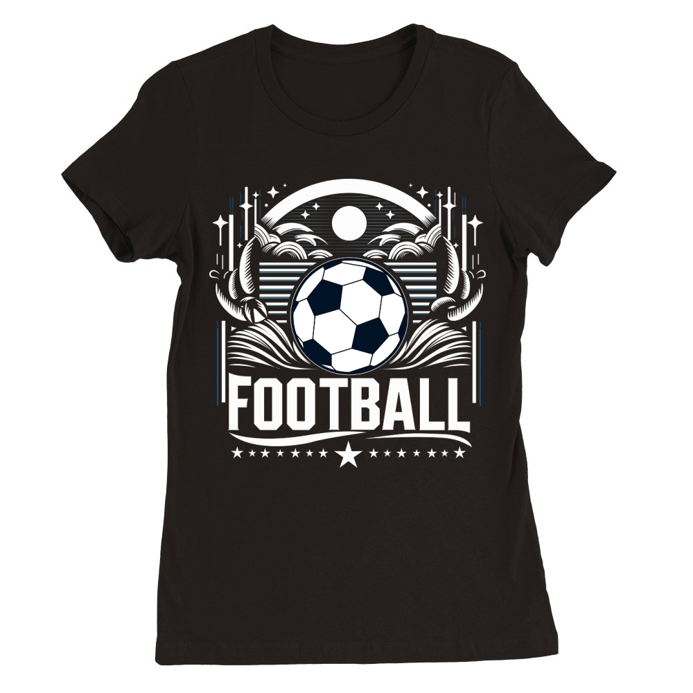 Football (1) Premium Womens Crewneck T-shirt