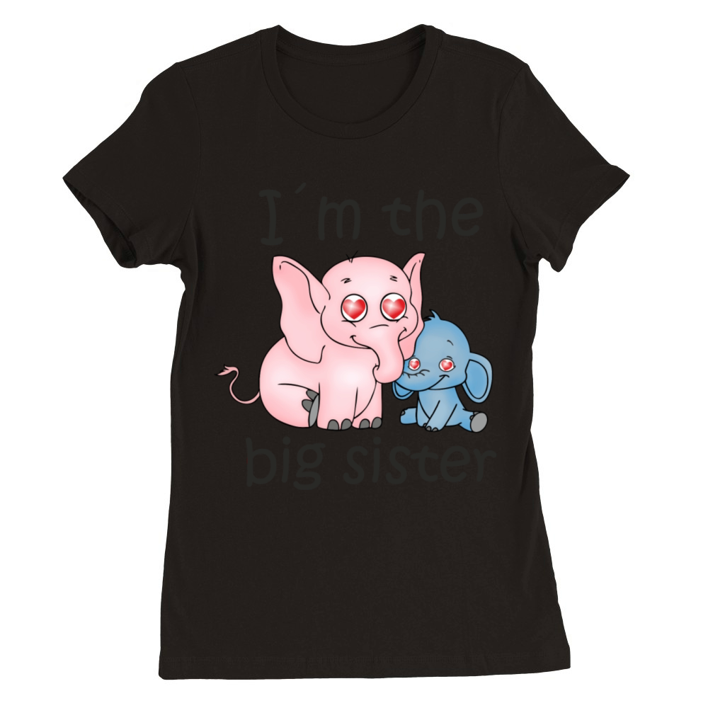 Im the Big Sister B Premium Womens Crewneck T-shirt