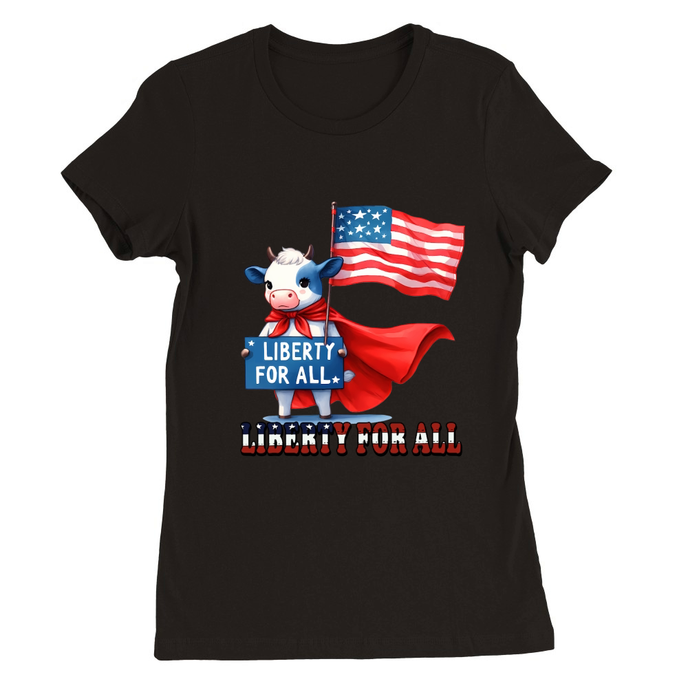Liberty for all liberty for all Premium Womens Crewneck T-shirt