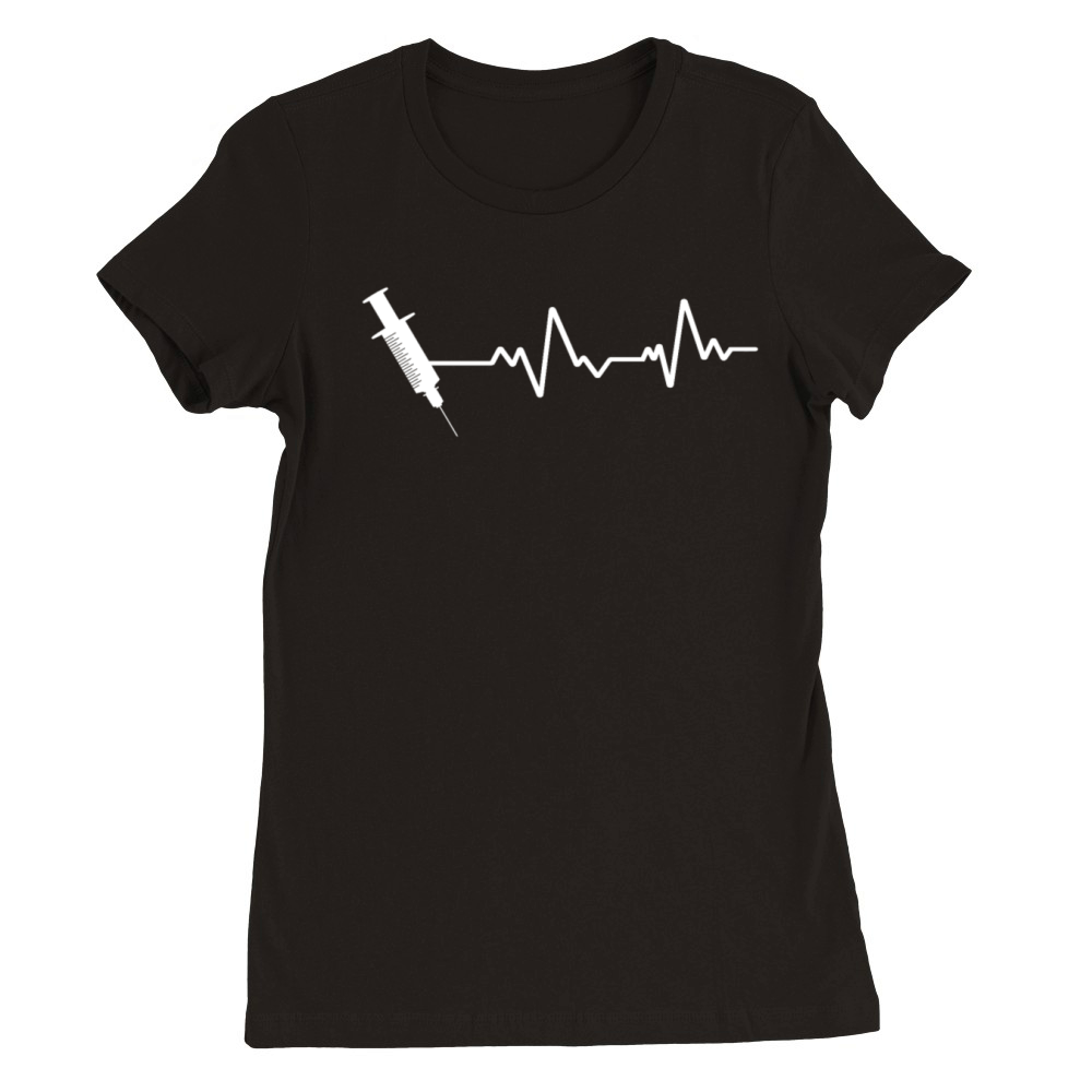 Syringe Doctor Doctor Needles Premium Womens Crewneck T-shirt