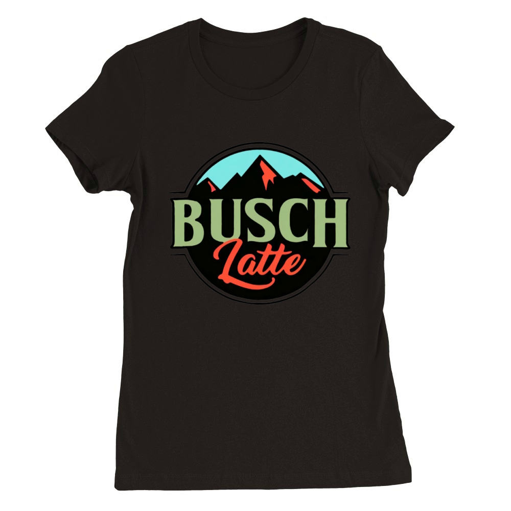 Vintage Busch Light Busch Latte Premium Womens Crewneck T-shirt