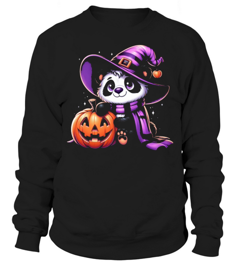Halloween Panda Sweatshirt Unisex