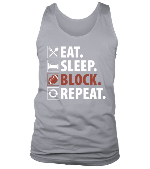 Eat Sleep Block Repeat 02 Tank Top Unisex