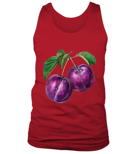 Plums Natures Perfect Snack Vintage Tank Top Unisex