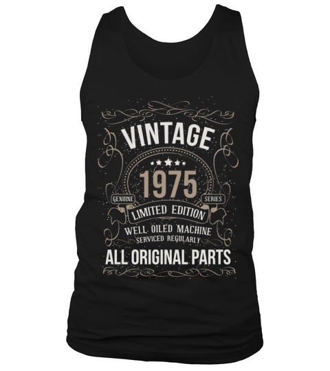 Vintage 1975 45Th Birthday All Original Parts Gift Tank Top Unisex