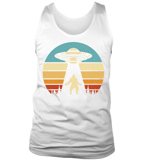 Vintage UFO Alien  Bigfoot 2 Tank Top Unisex