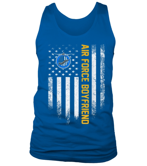 Vintage USA American Flag Proud Air Force Veteran Tank Top Unisex