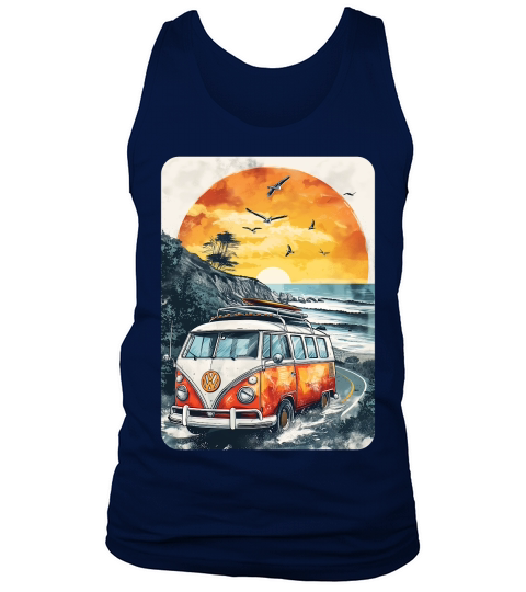 Vintage Van Summer Road Trip Tank Top Unisex