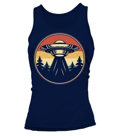 Vintage UFO Alien 40 Tank top Woman