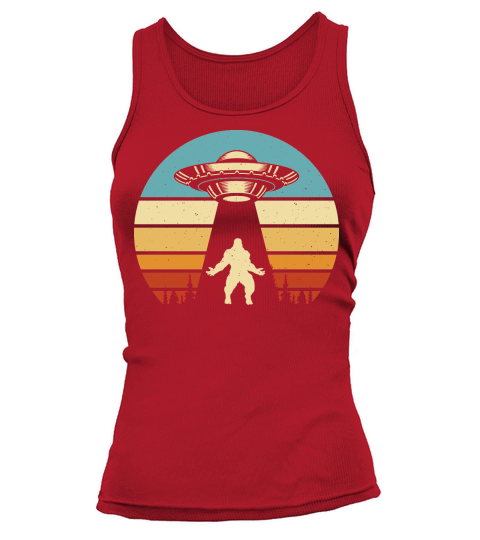 Vintage UFO Alien  Bigfoot 2 Tank top Woman