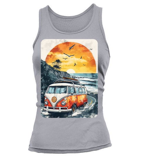Vintage Van Summer Road Trip Tank top Woman