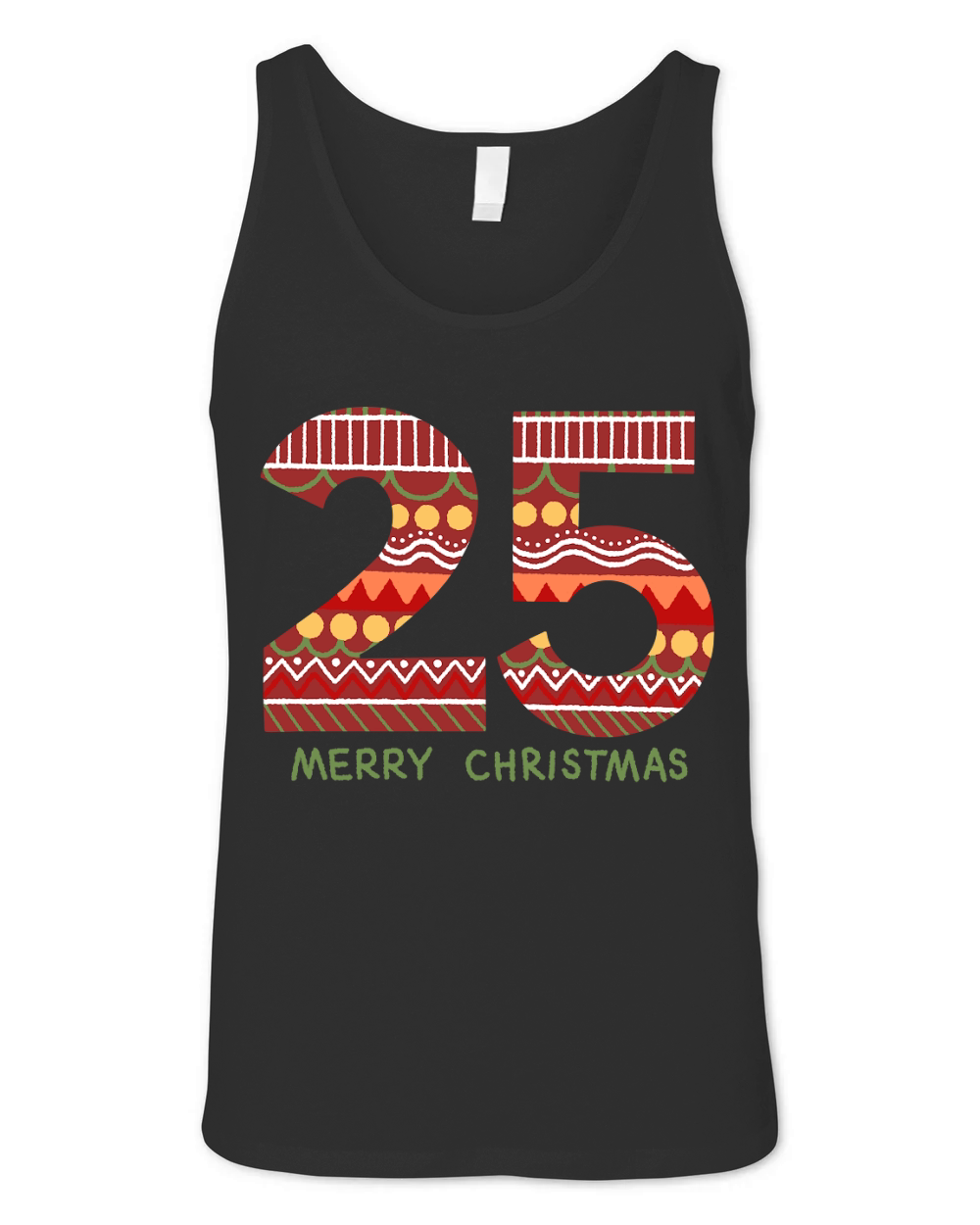 25 Christmas Merry 05 Unisex Jersey Tank