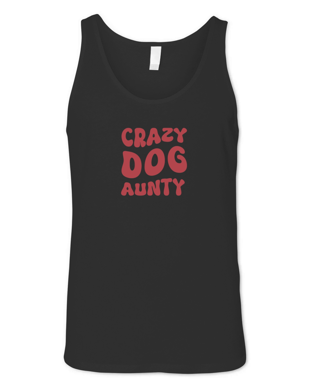 Crazy dog Aunty 1 Unisex Jersey Tank