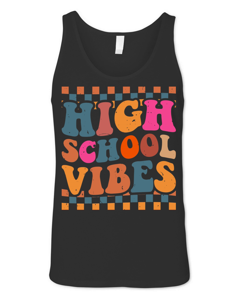 High School Vibes Unisex Jersey Tank