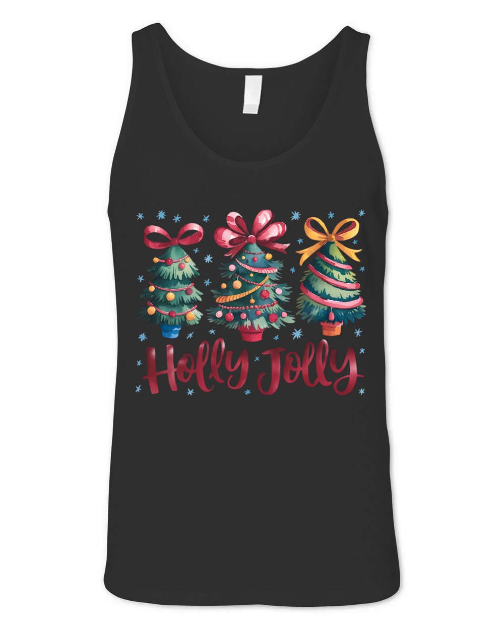 Holly Jolly3 Unisex Jersey Tank