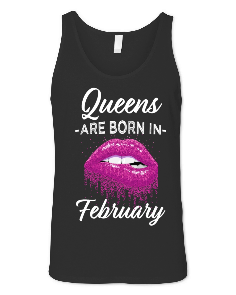 Queens are born in February Aquarius birthday Tee Unisex Jersey Tank