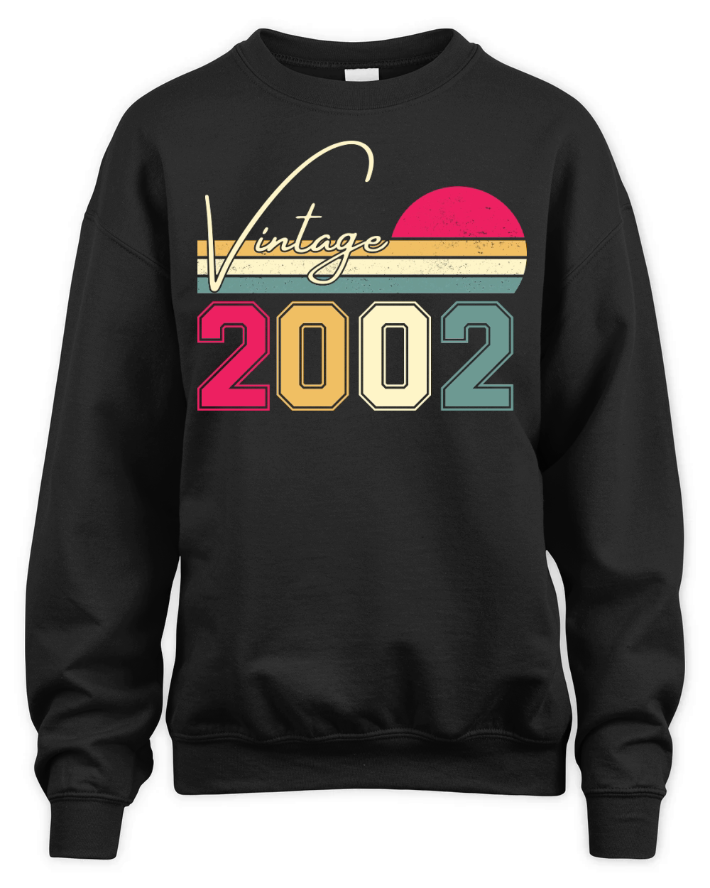 Birthday  Vintage Classic Born In 2002 Unisex Premium Crewneck Sweatshirt