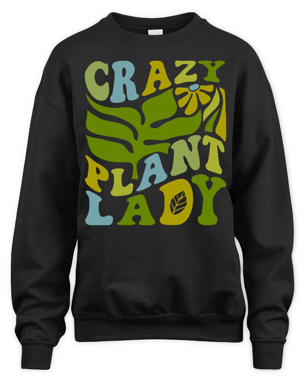CRAZY PLANT LADY Unisex Premium Crewneck Sweatshirt