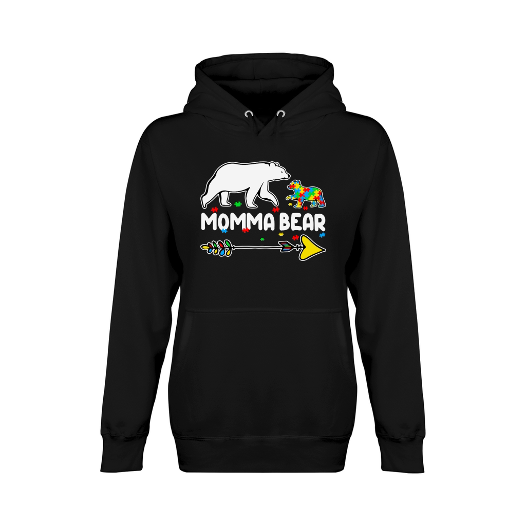 mother day   Momma Bear Autism Awareness Autistic Unisex Premium Pullover Hoodie