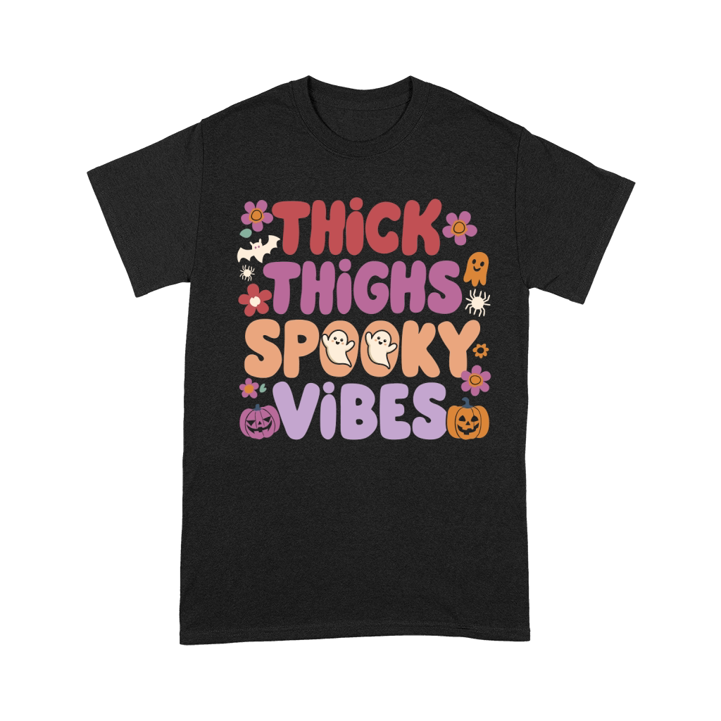 Thick Thighs Spooky Vibes Unisex T-Shirt