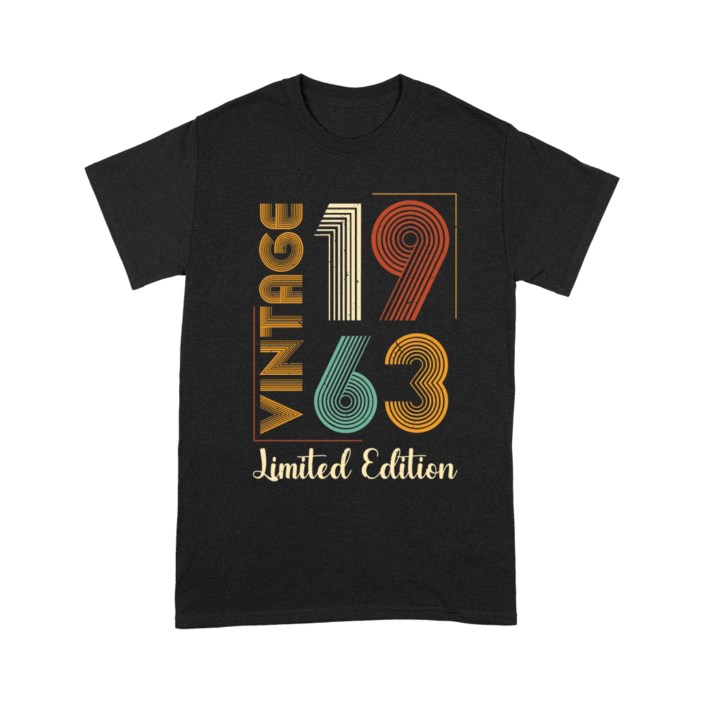 Vintage 1963 Limited Edition 60th Birthday T Shirt Design (1) Unisex T-Shirt