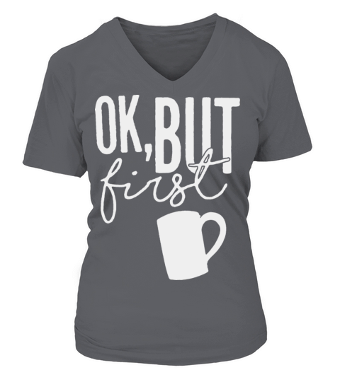 But First Coffee 2 V-neck T-Shirt Woman