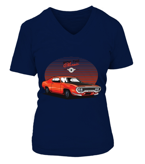 car classic V-neck T-Shirt Woman