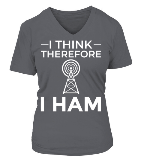 Ham Radio Amateur Radio V-neck T-Shirt Woman