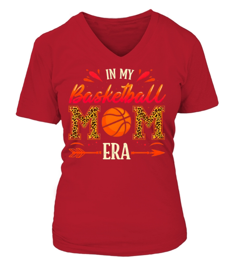 In My Basketball Mom Era 1.01 V-neck T-Shirt Woman