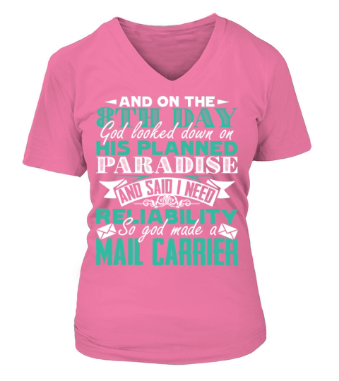 Mail Carrier Shirts V-neck T-Shirt Woman