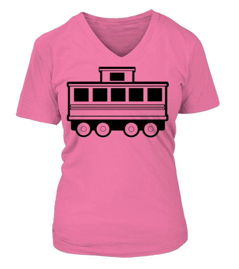Railway carriage 2 V-neck T-Shirt Woman