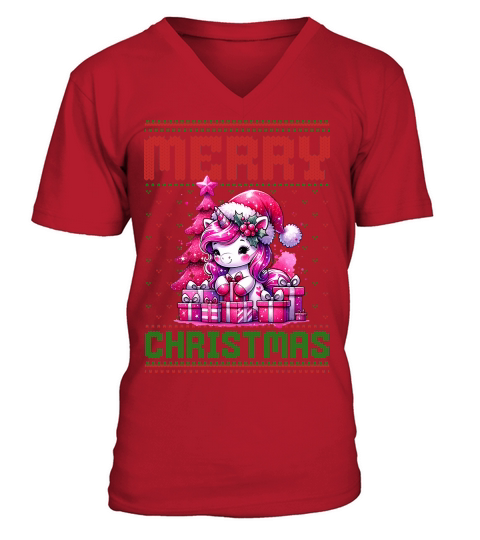 Merry christmas 59 39 V-Neck T-shirt