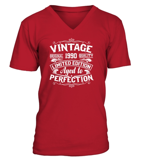 Vintage original 1990 quality limited edition aged to perfection V-Neck T-shirt