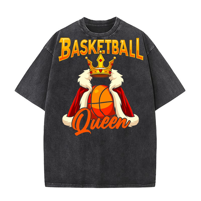 Basketball Queen 2 Washed T-Shirt