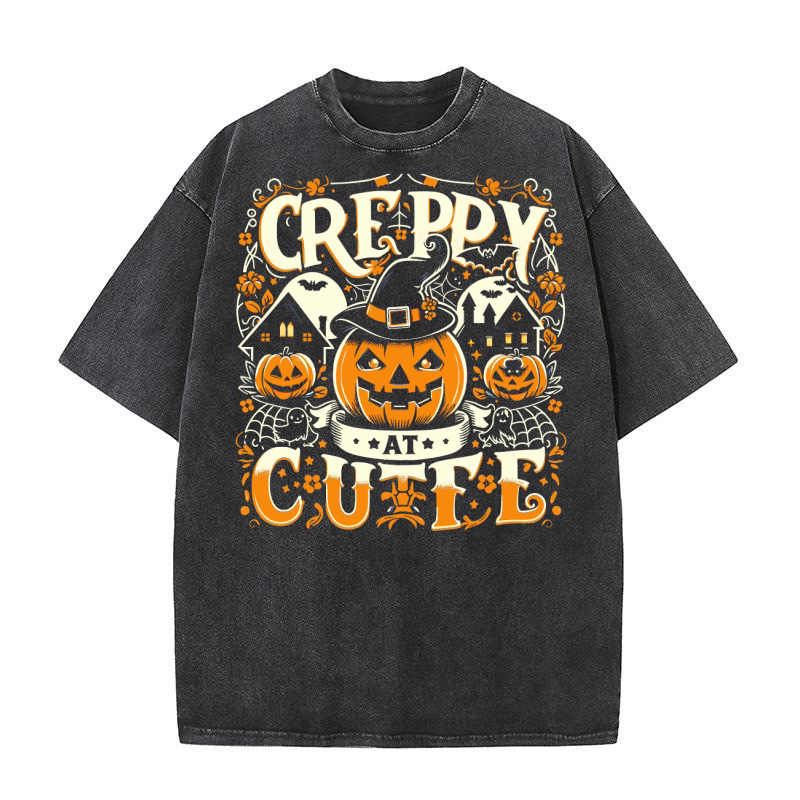 creppy at cute Washed T-Shirt