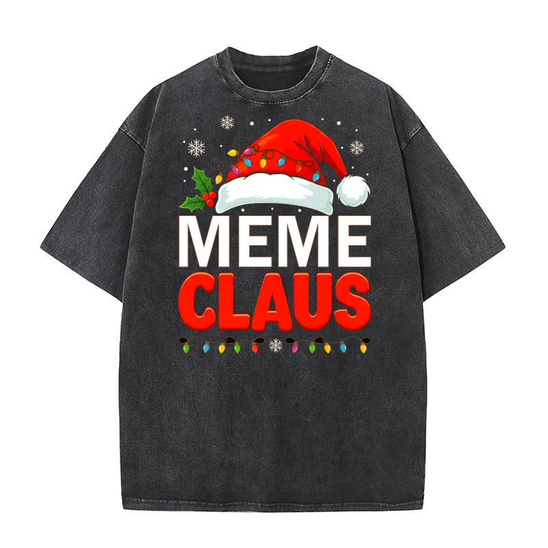 Meme claus Washed T-Shirt