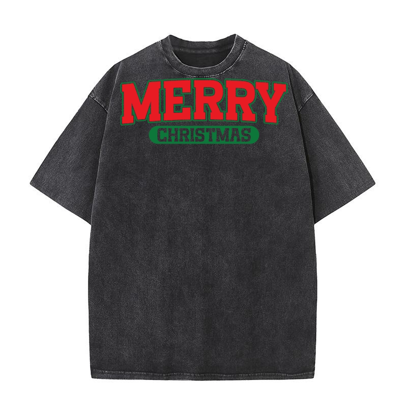 Merry Christmas 35 06 Washed T-Shirt