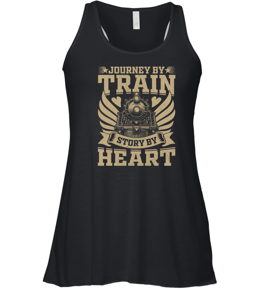 Journey by train story by Heart Women's Flowy Tank Top