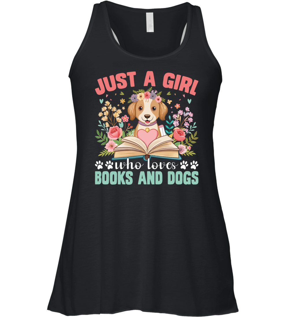 Just a girl Who Loves Dogs 06 Women's Flowy Tank Top